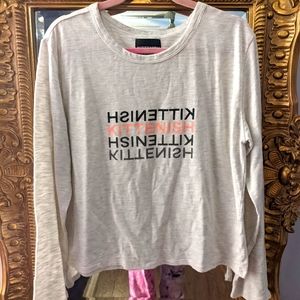 Kittenish long sleeve top